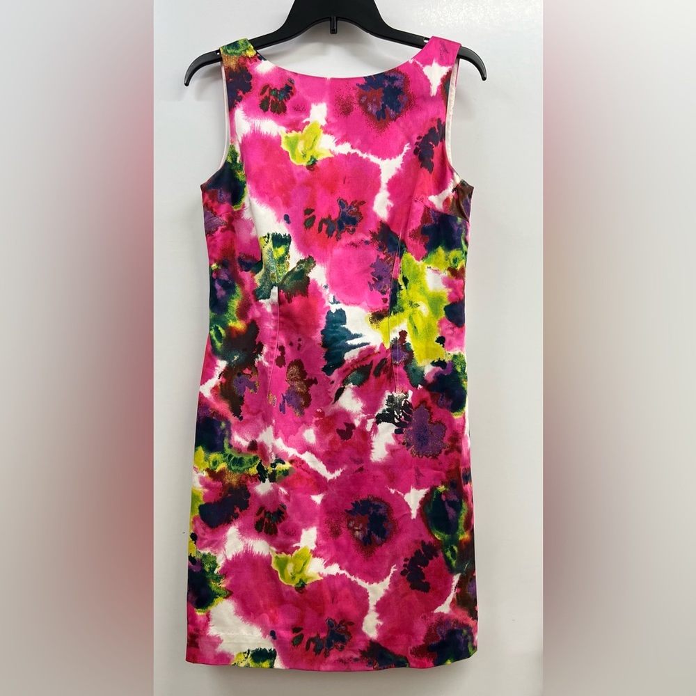 Ann Taylor Pink Floral Sheath Dress